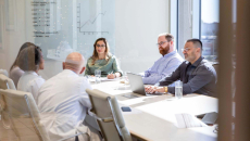 Colleagues meeting
