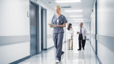 Hospital workers