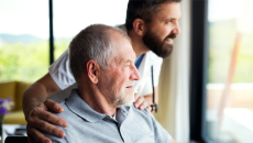 Nurse with senior patient