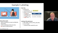 Screenshot of Benoit Desjardins speaking at the HIMSS AI and Cybersecurity Virtual Forum on November 18.