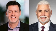 From left, John Beaman, CFO for Adventist Health, and Robert Broermann, CFO of Sentara