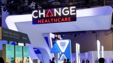 Change Healthcare sign at HIMSS global conference