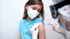 Child getting a vaccination