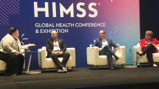 Panelists during a session at HIMSS25