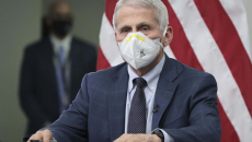 Dr. Anthony Fauci in mask. Photo: Win McNamee/Getty Images