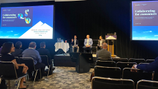 Seth Cohen of Cedar Health, James Rohrbaugh of the Allegheny Health Network and Neil Kulkarni of Highmark Health