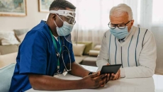A home health visit