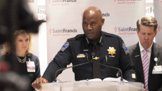 Tulsa Police Chief Wendell Franklin at press conference