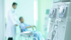 A dialysis room