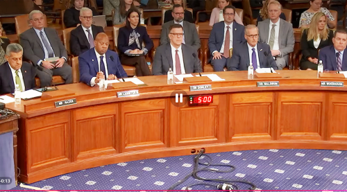 CEOs testify before Ways and Means Committee on April 28.