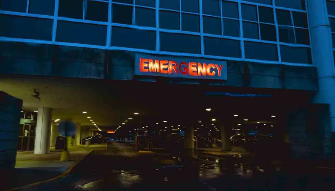 Hospital ER in Bloomington, Indiana