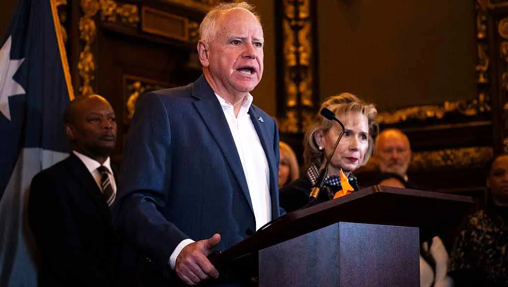 Minnesota Gov. Tim Waltz