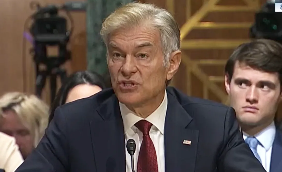 Dr. Mehmet Oz before the Senate Finance Committee in early March.