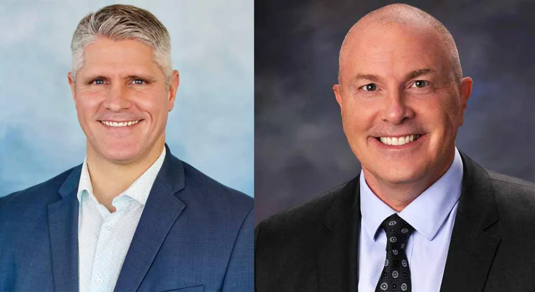 Aaron Rust and Chris Pizzi of Providence Health &amp; Services in Medford, Oregon.