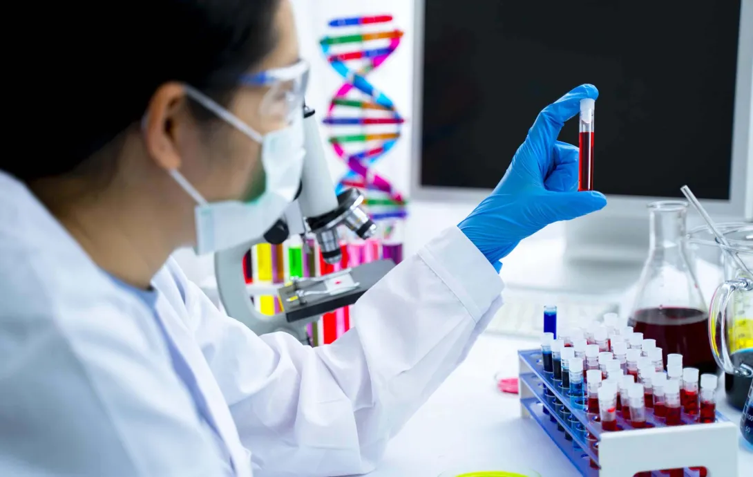 Lab worker