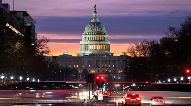 Capitol at night