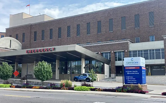 ER entrance and drive