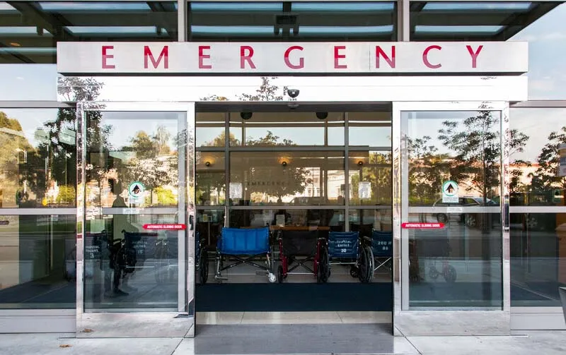 Emergency room entrance. Photo: Studio642/Getty Images