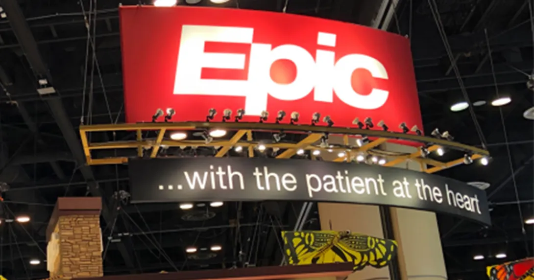 Epic booth at HIMSS