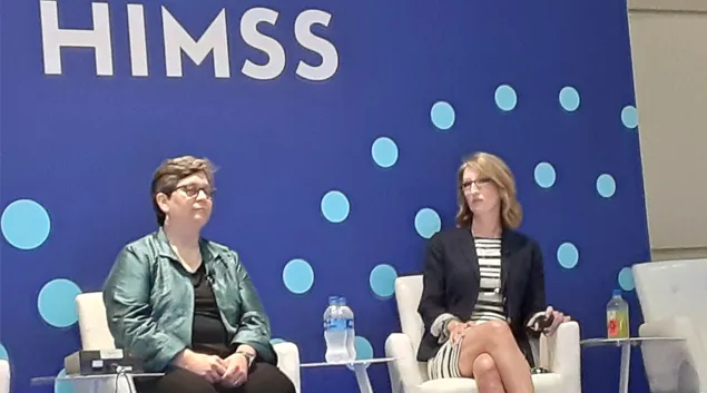 Tanya Zucconi, COO of ZGM, and Tina Burbine, VP of care innovation at Healthlink Advisors