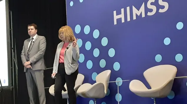 The speakers on stage