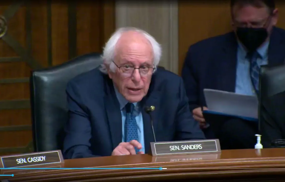 Sen. Bernie Sanders, Chairman of Senate HELP committee
