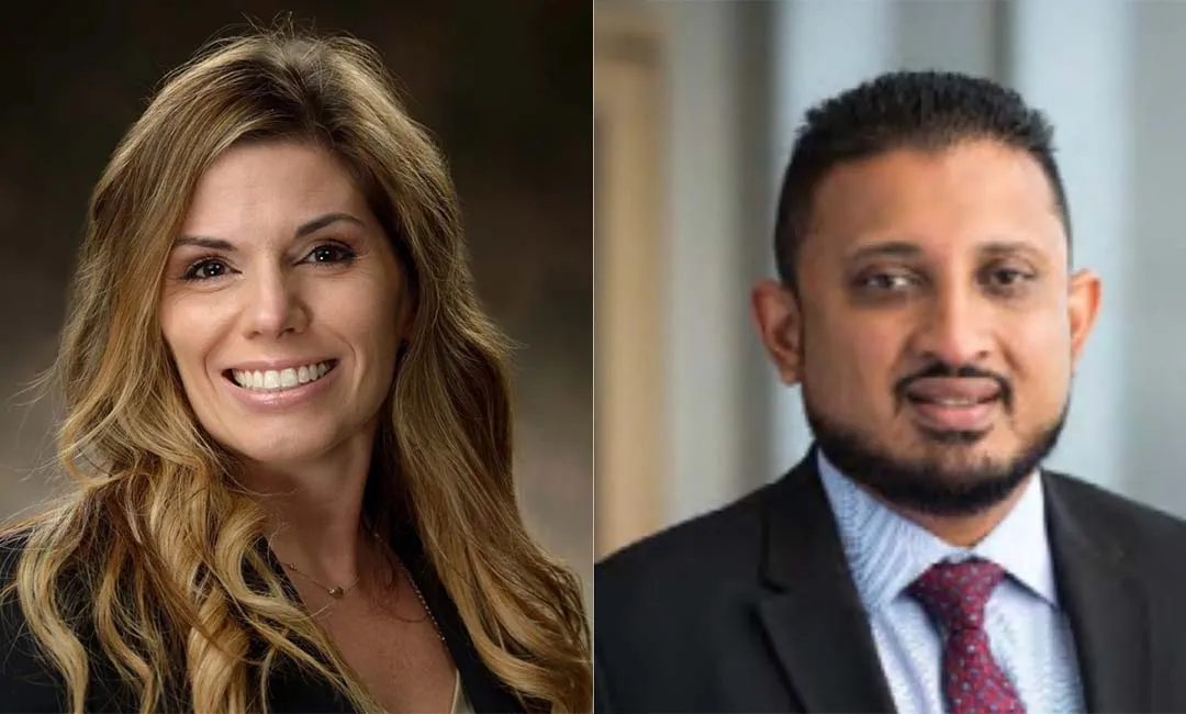 Tarra Kerr and Ashok Kurian, VPs at Texas Children's Hospital