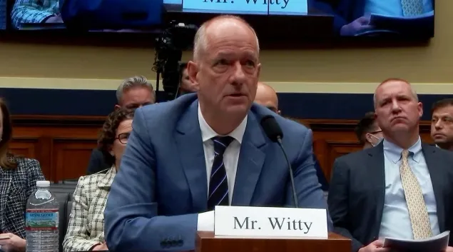 UnitedHealth Group CEO Andrew Witty during a congressional hearing earlier this year.
