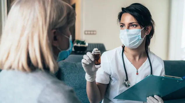 A healthcare office visit
