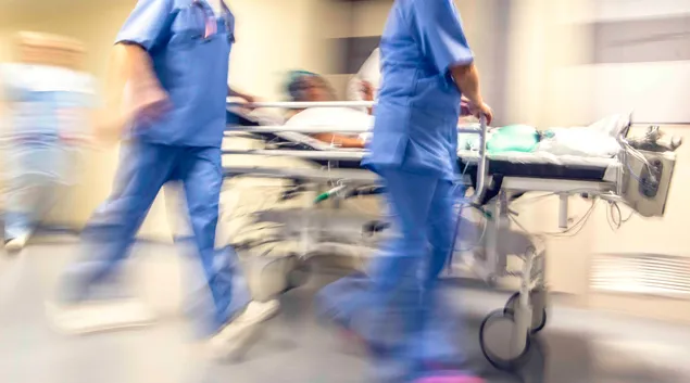 An emergency room
