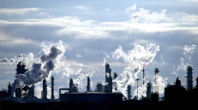 Industrial skyline