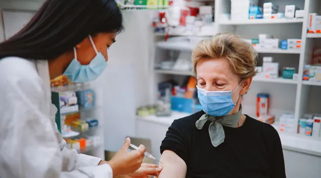 A vaccination
